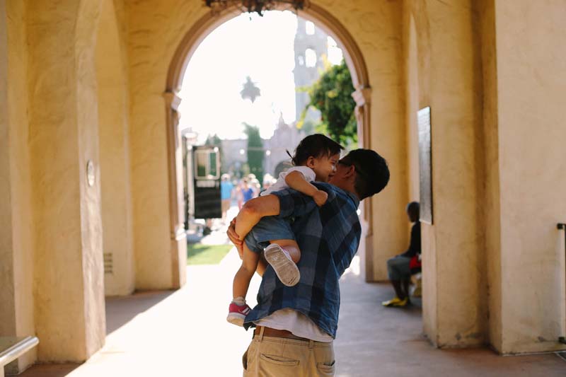 Toddler at Balboa Park